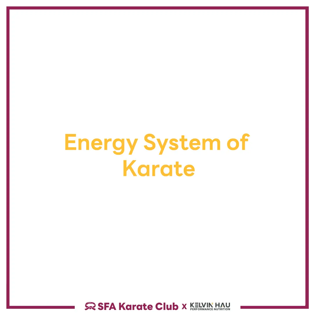 Energy System of Karate — image 2 of 7