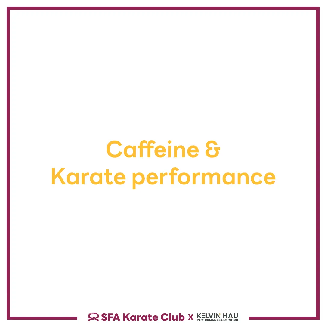 Caffeine & Karate Performance — image 2 of 11