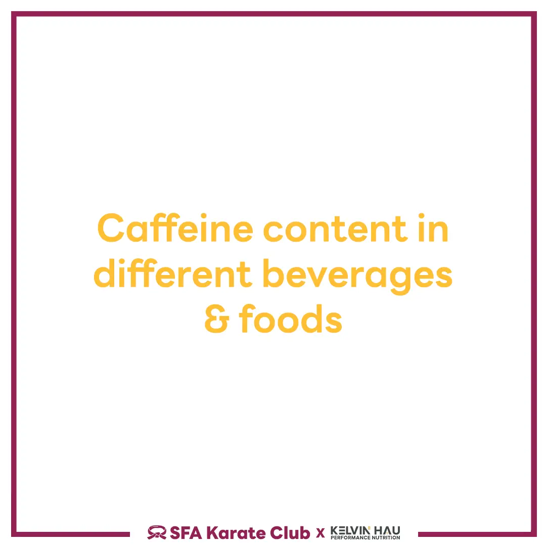 Caffeine content in Different beverages & foods — image 2 of 19