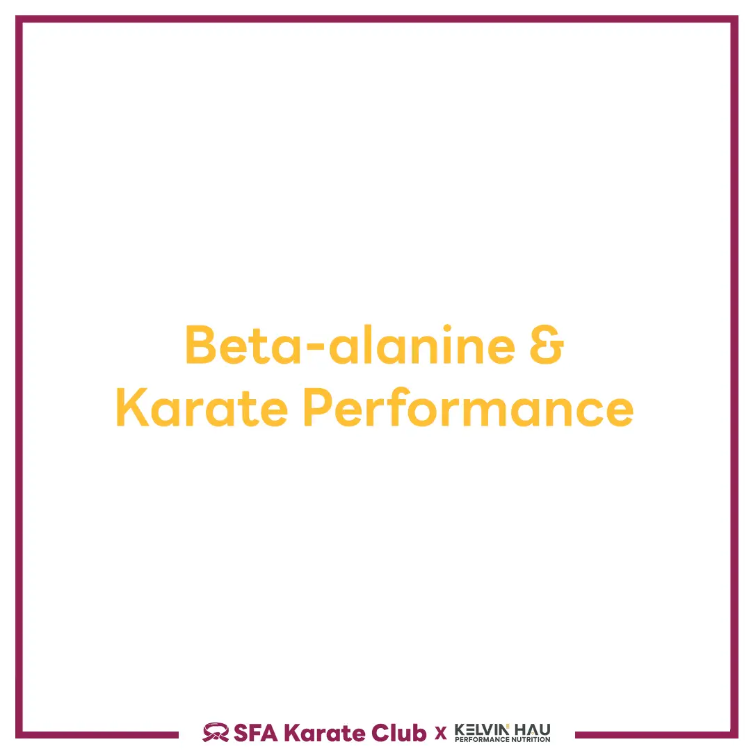 Beta-alanine & Karate Performance — image 2 of 9