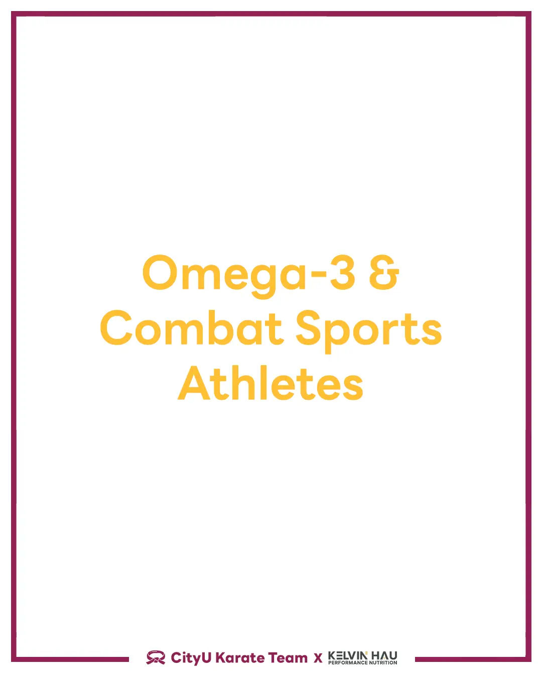 Omega-3 & Combat Sports Athletes — image 2 of 14