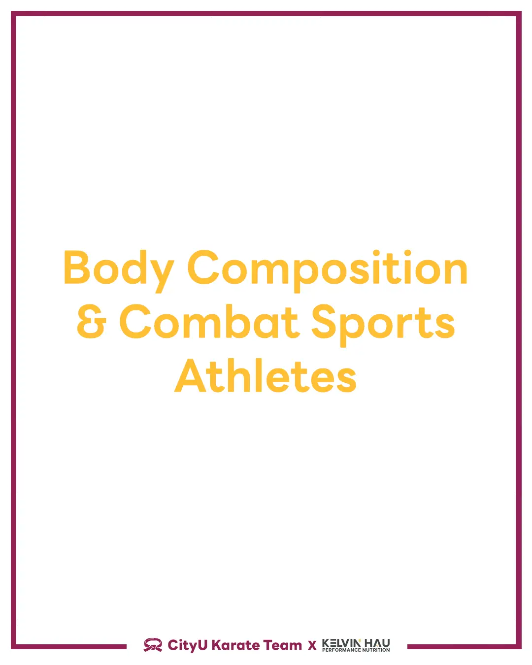 Body Composition & Combat Sports Athletes — image 2 of 16