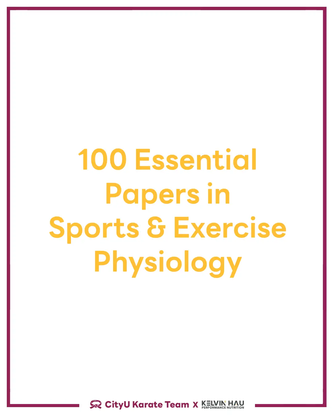 100 Essential Papers in Sports and Exercise Physiology — image 2 of 4