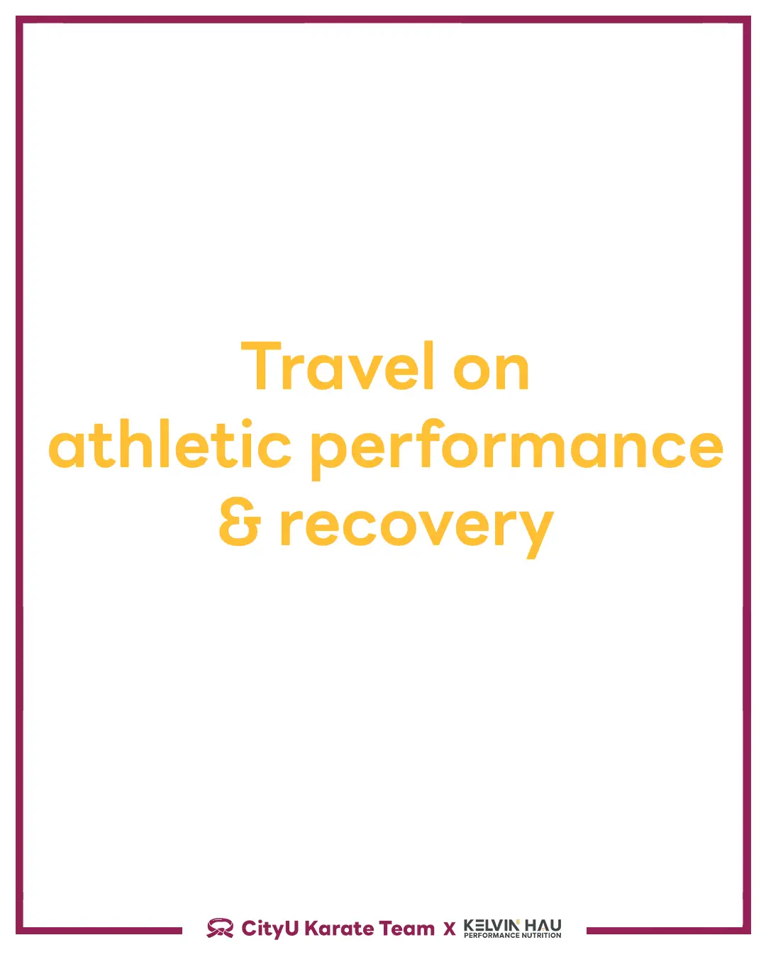 Travel on athletic performance and recovery — image 2 of 11